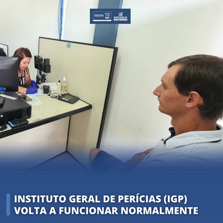 Instituto-Geral de Perícias (IGP) na capital tem novo telefone