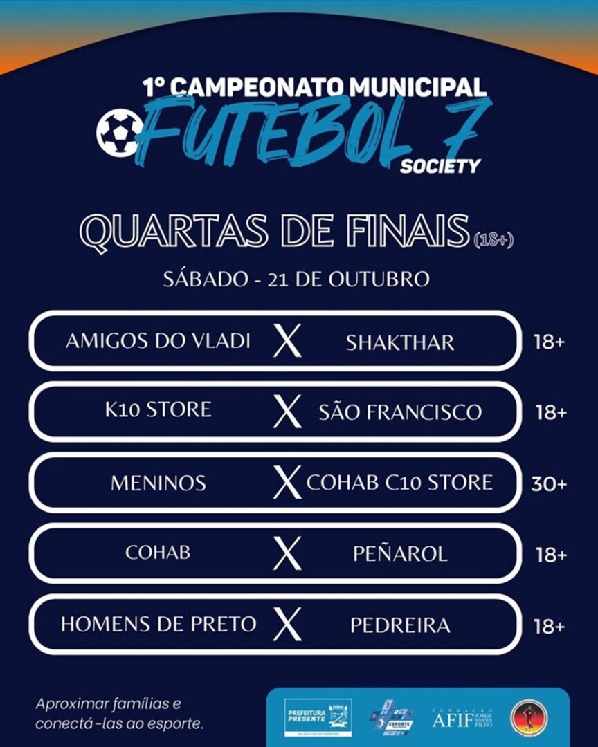 Campeonato Municipal de Futebol 7 - 2022